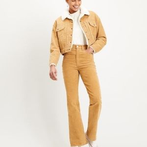 Levi's Ribcage Bootcut Corduroy Flare Pants 26x33